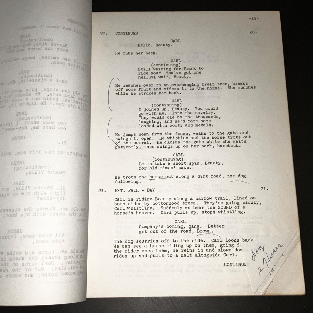 "HAIL, HERO!" (1969) Michael Douglas Debut / Dog Trainer Script w/Notes + COA!