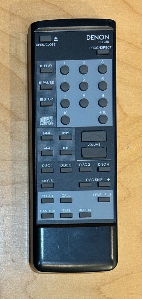 Denon DCM-420 5-Disc CD Changer W/Remote & Operating Instructions Tested Working