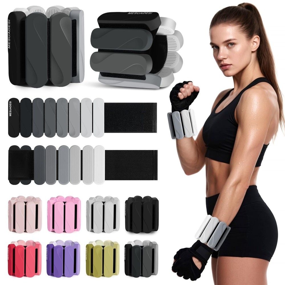 Wrist Weights – Ankle Wrist Weights for Women & Men – Adjustable Wei
