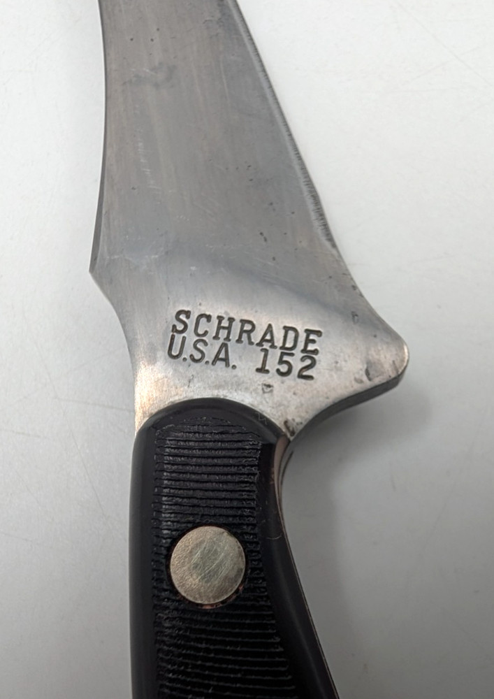 Vintage Schrade 152 USA Old Timer Fixed Blade & Sheath