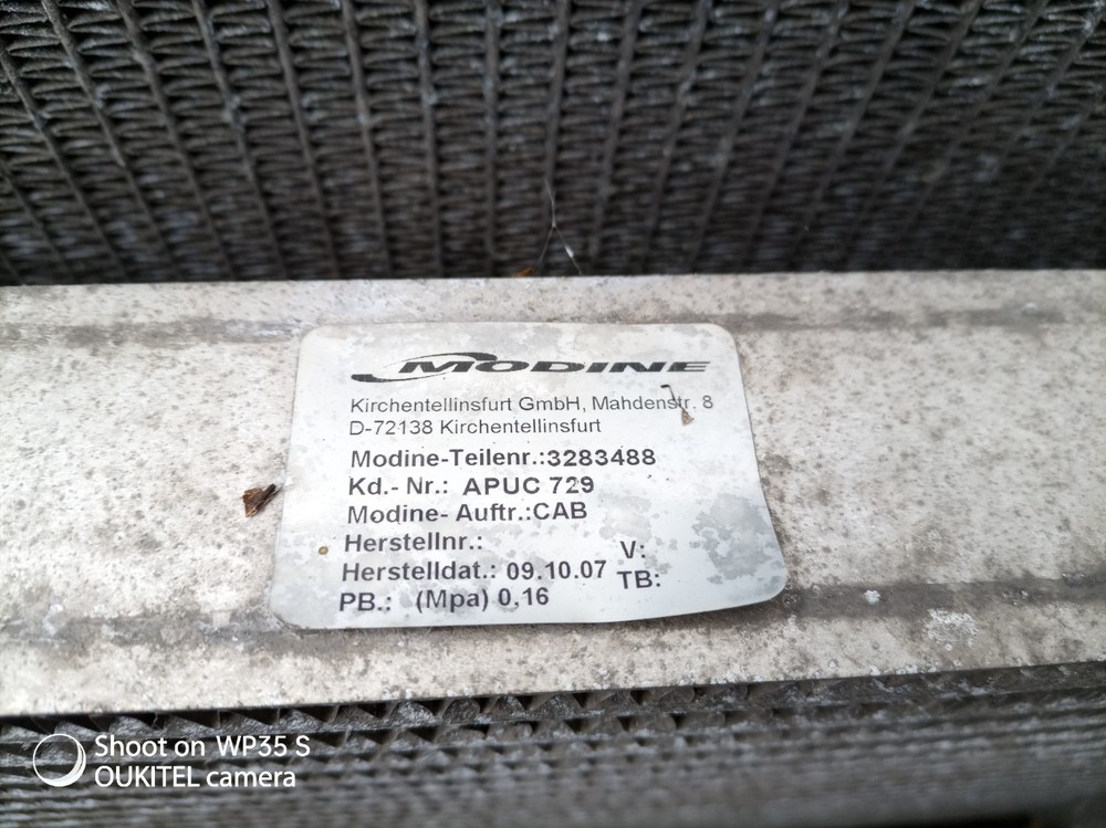 DAF LF 2005-2012 Intercooler 3283488