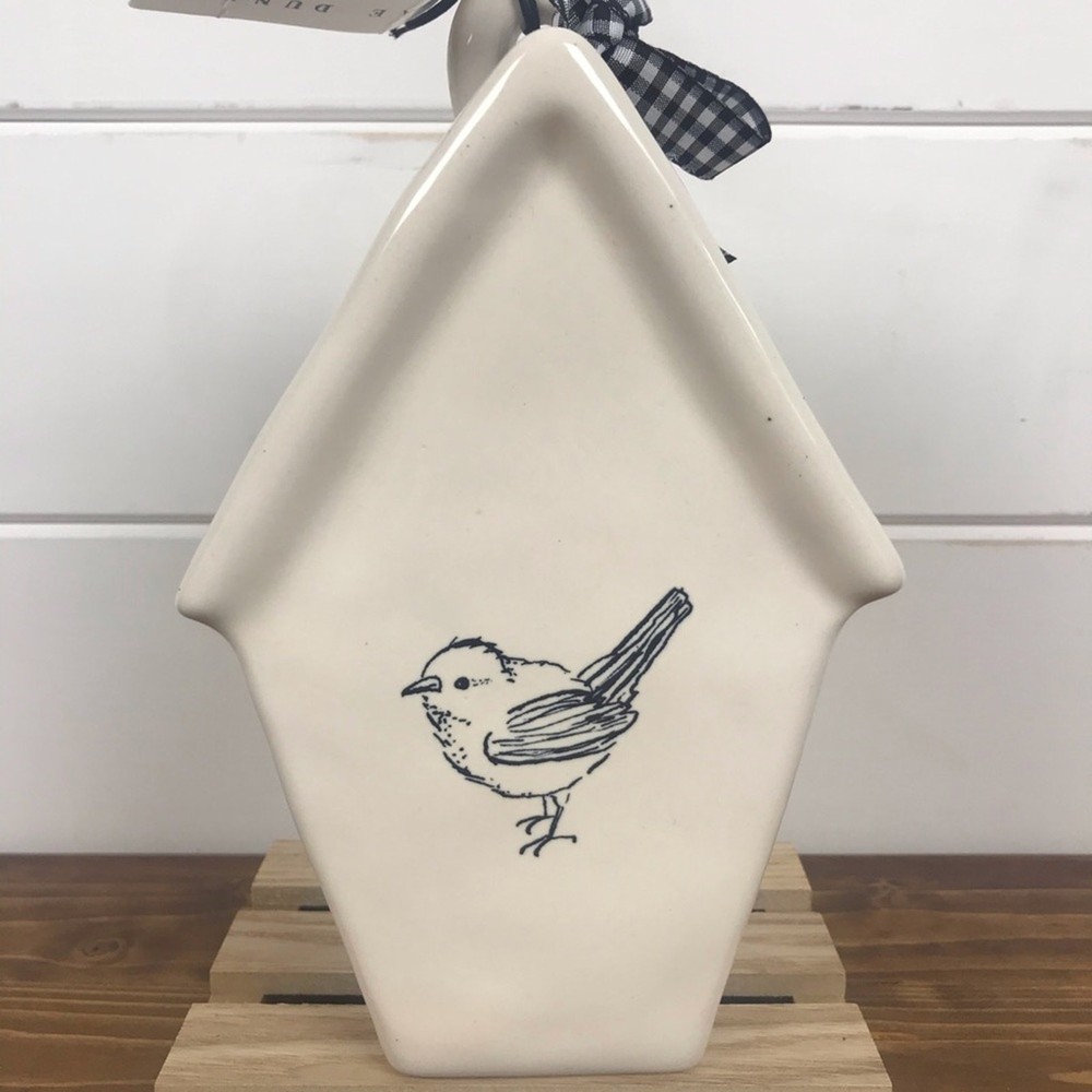 Rae Dunn Perch Slanted Birdhouse NEW
