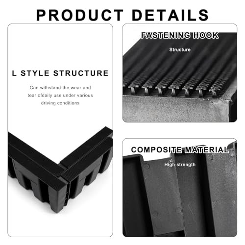 4PCS Multipurpose Cargo Organizer Blocks, Plastic Car Trunk Storage Organizer