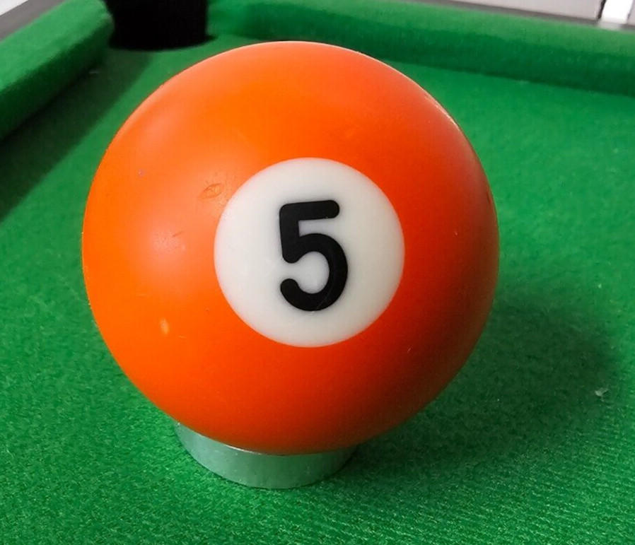 VTG Replacement Billiard Pool Ball 2 1/4" Diameter Standard # 5 Solid Orange#