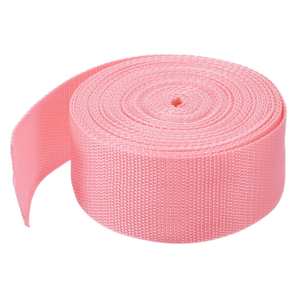 Lightweight Polypropylene Webbing Strap 5cm 10 Yard Pink