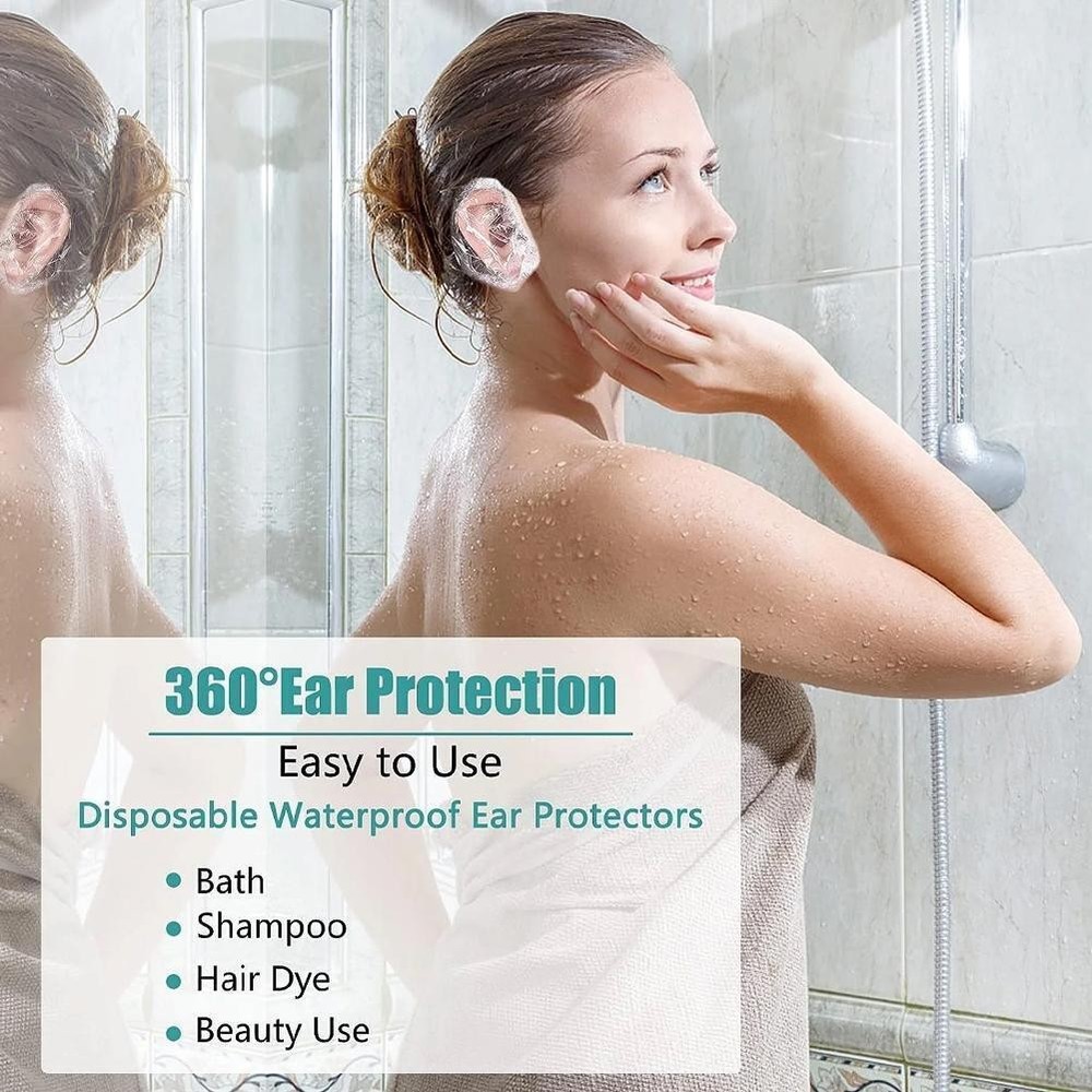 100 Disposable Waterproof Ear Tips |U.S O8K5