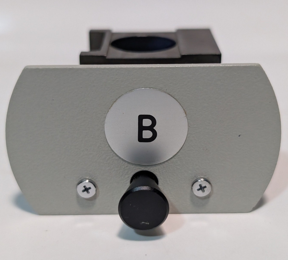 Nikon “B” Dichroic Fluorescence Filter Cube Slider For Microscope