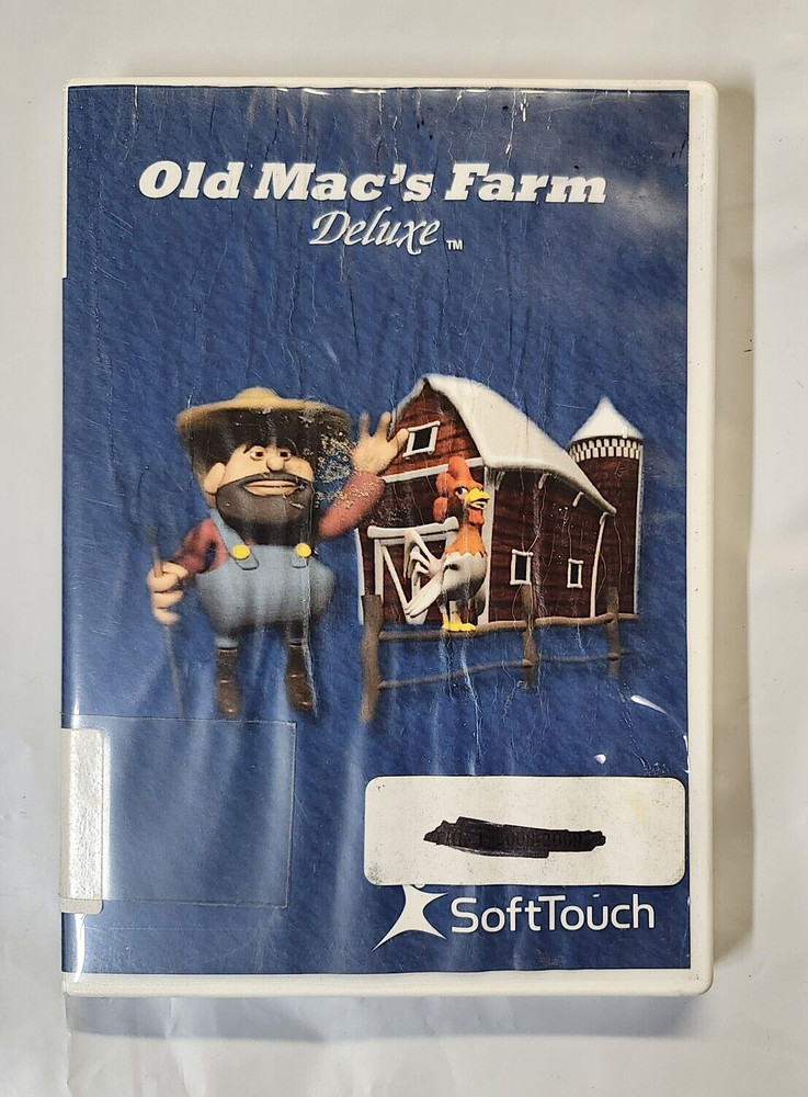 SOFT TOUCH Software OLD MAC'S FARM Deluxe Special Needs Education CD-ROM/VG