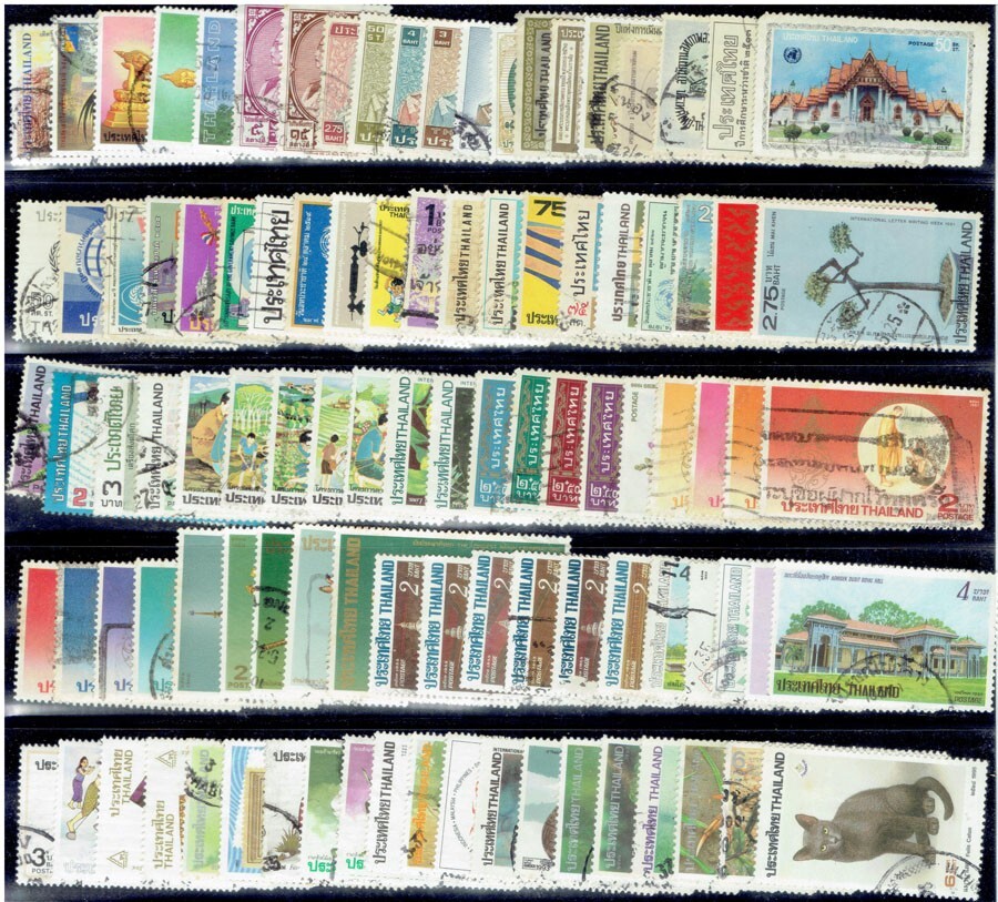 THAILAND Collection 1,500 Different (New)-W