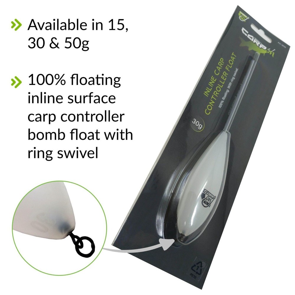 Carp ON Inline Controller Surface Float Carp Coarse Surface Controller Fishing