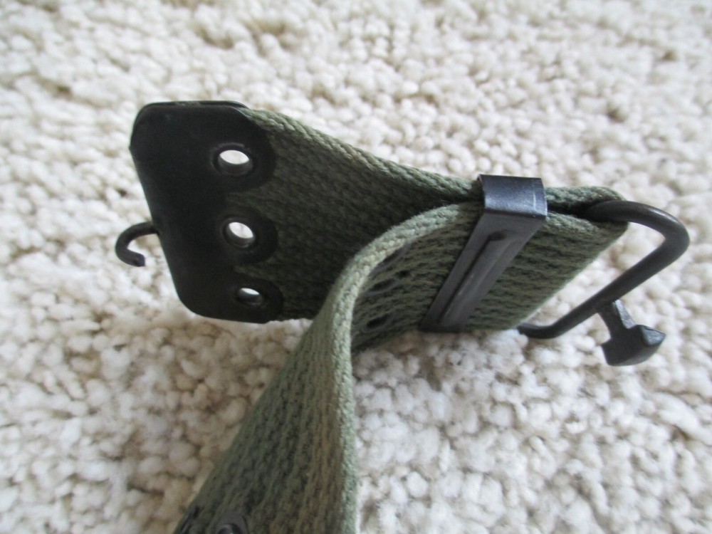 Vintage Military Webbing Belt Olive