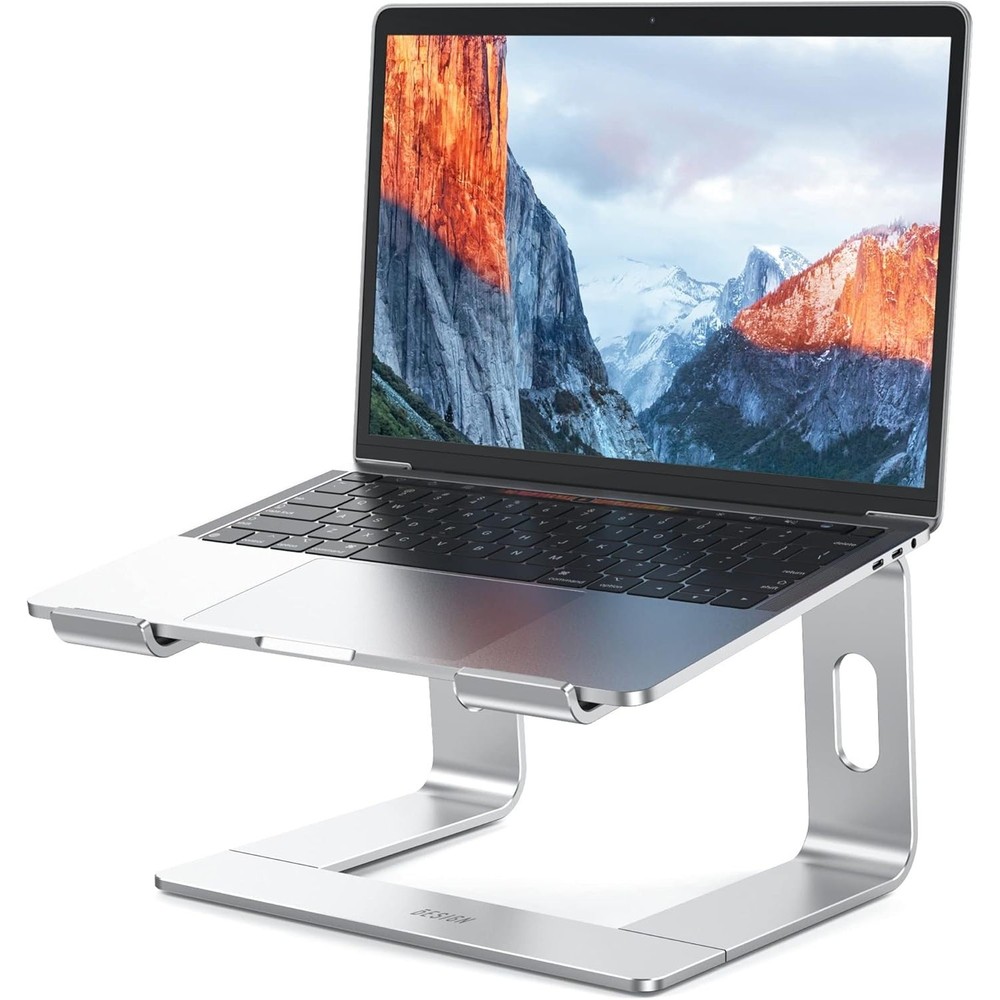 BRAND NEW ~ Universal Silver Aluminum Laptop Computer Notebook Desk Stand Riser