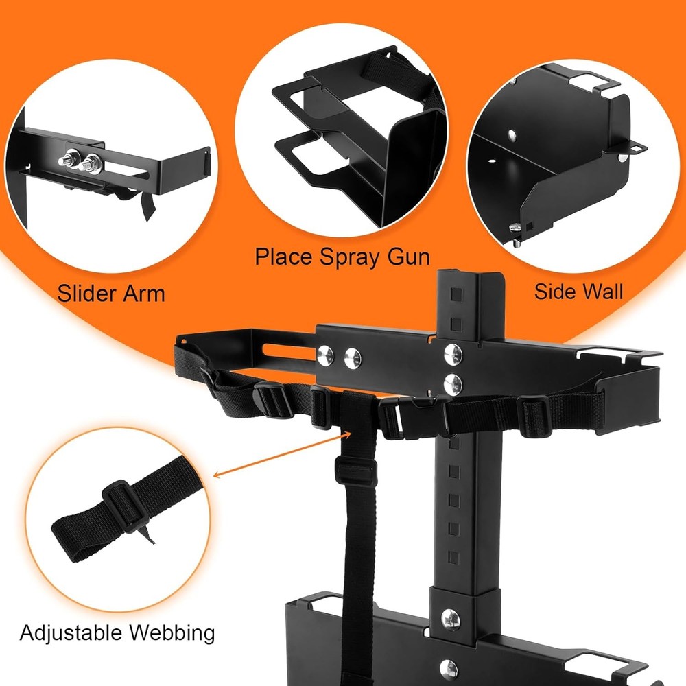 Adjustable Backpack Sprayer Rack Holder For Open & Enclosed Landscape Trailer US