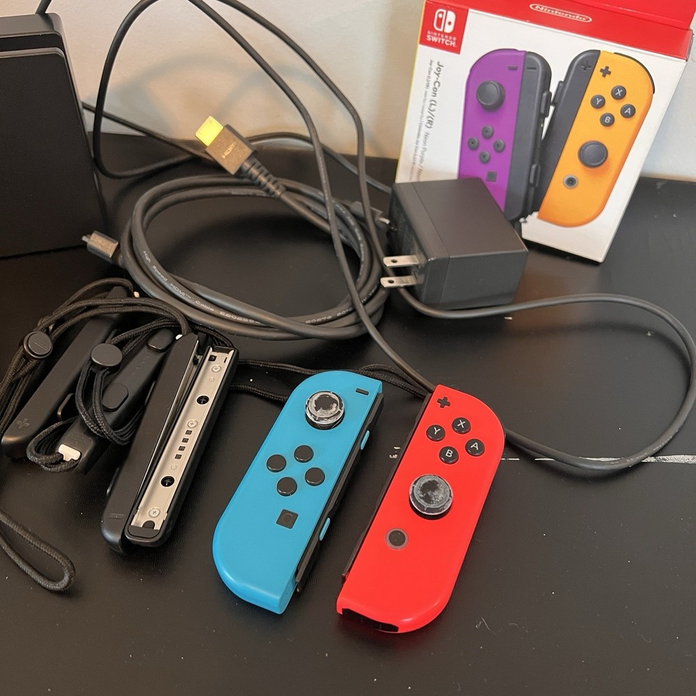 OEM Nintendo Switch Docking Station Controller Joy Con Accessory Red Blue