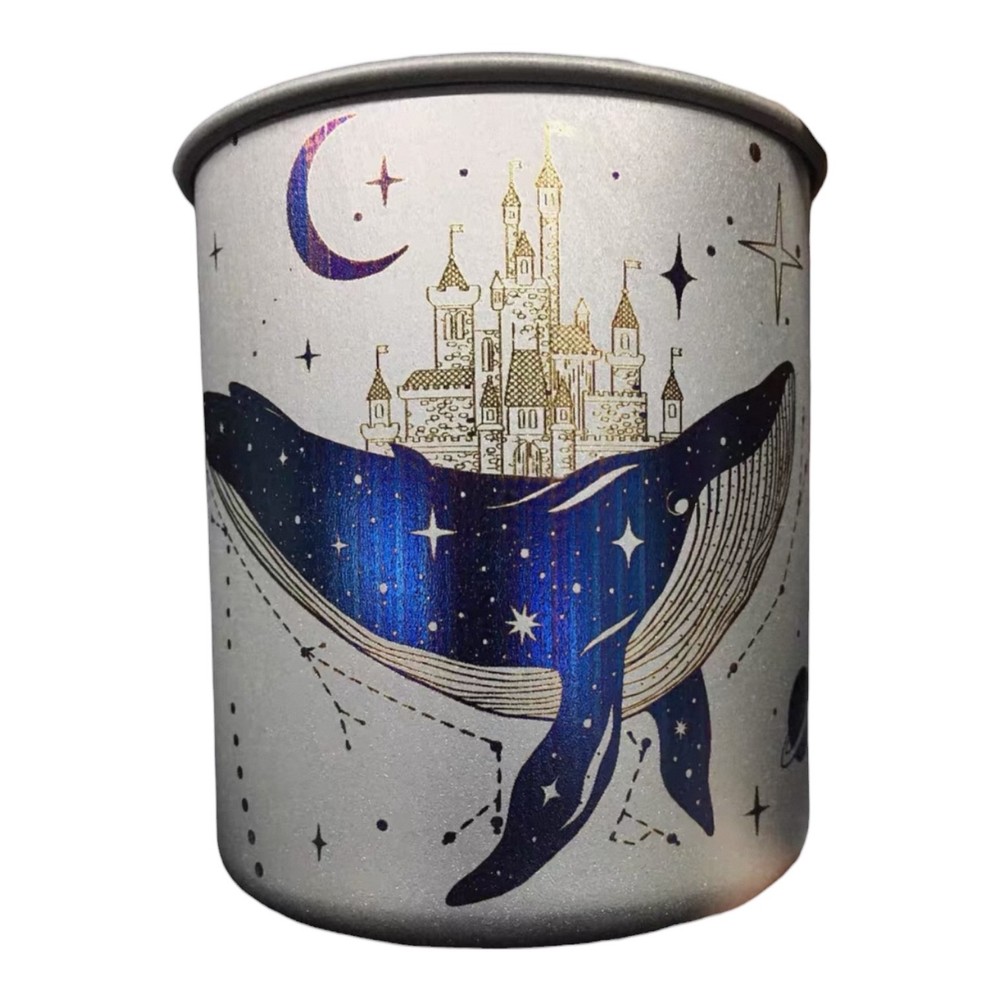 Snow Peak Titanium Mug 450ml Custom Design Camping Cup Ultralight