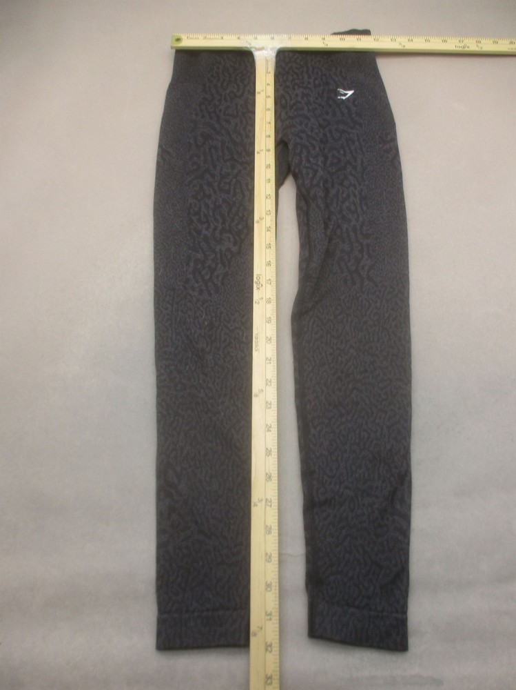Gymshark Size S Womens Gray Pull On Compression Stretch Athletic Leggings 280