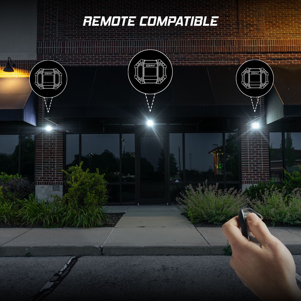 XKdefender 7 Mode Work & Security Light w/ Remote Utility Light Camping Office