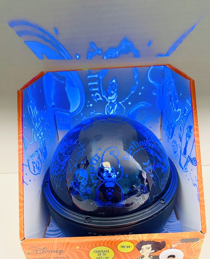 Disney Hocus Pocus Halloween Led Shadow Indoor Lights Rotating Projector Decor