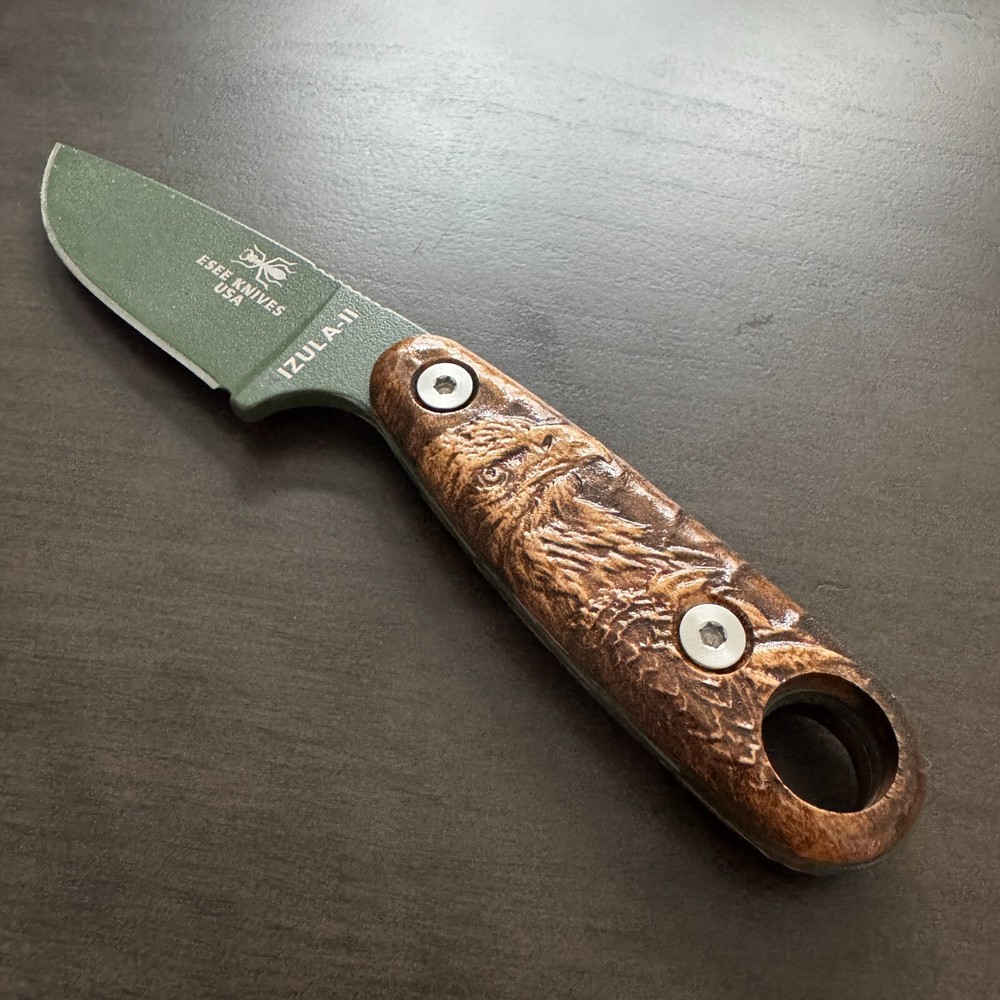 Eagle scales compatible with ESEE Izula II knife