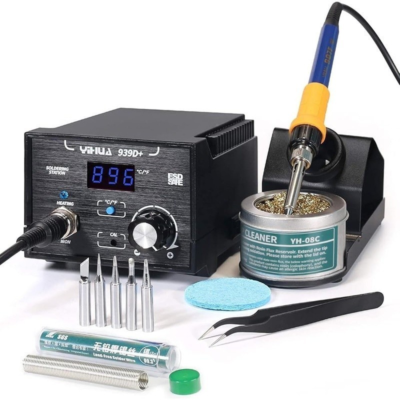 Powerful Soldering Station Digital Display Smart Temperature Control Iron Tool