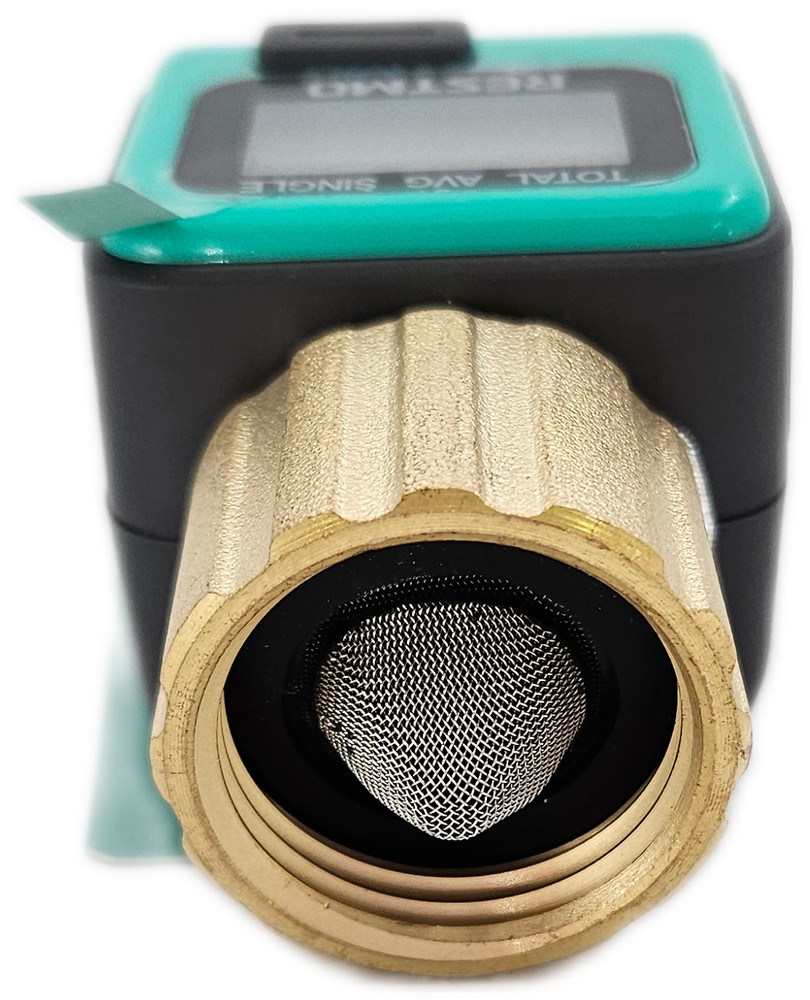 Restmo Water Flow Meter Brass Inlet Metal Thread O-WM-2