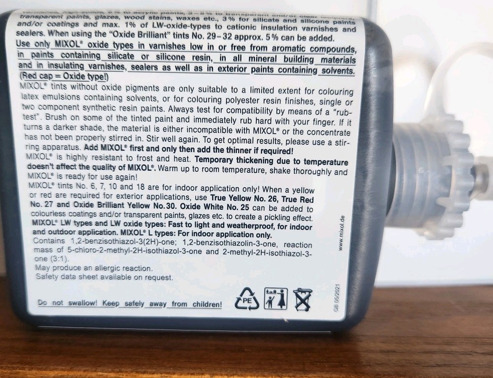 MIXOL Universal Tint #1 Black - 200ml