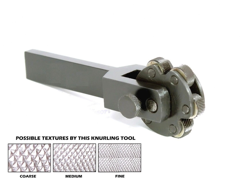 Combo of Lathe Knurling Tool Attachment