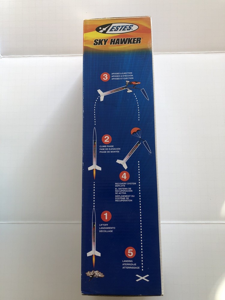 Estes Sky Hawker Model Rocket Kit (1894) New