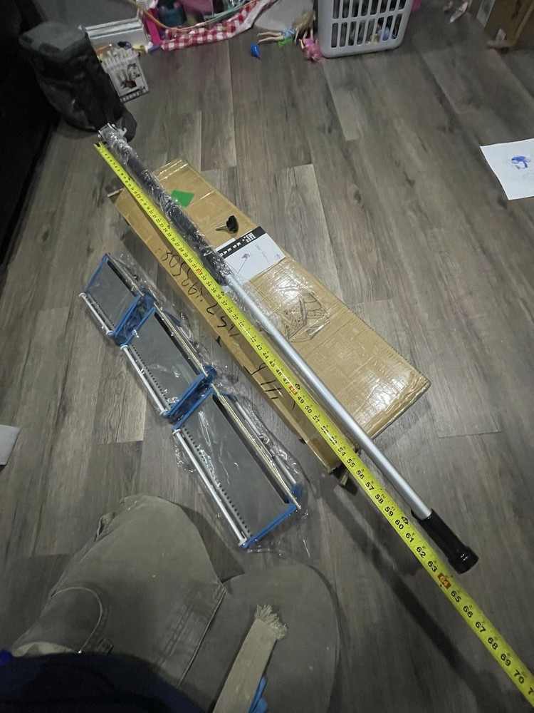 Drywall Flat Box 8”-10”-12” Handle With Brake 42”-64”