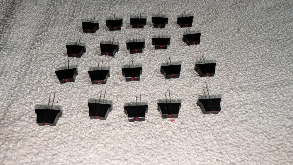 ADC SS100SL LED Slide Knobs With Red LED's