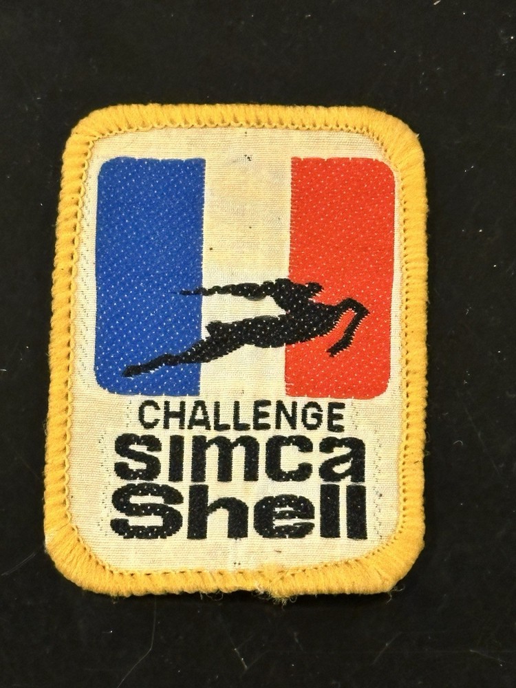 Challenge Simca Shell 1970s-1980s Vintage Patch