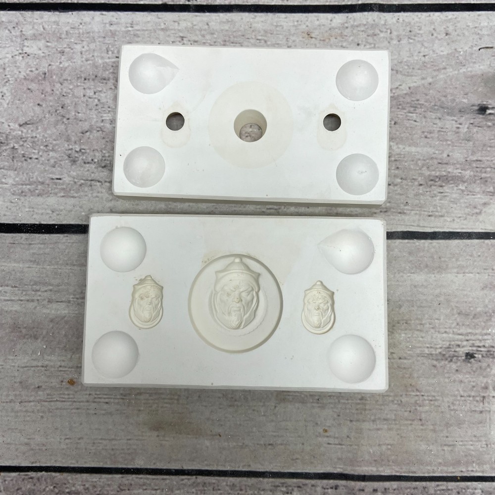 Bell A Ceramic Casting Mold Three King Face