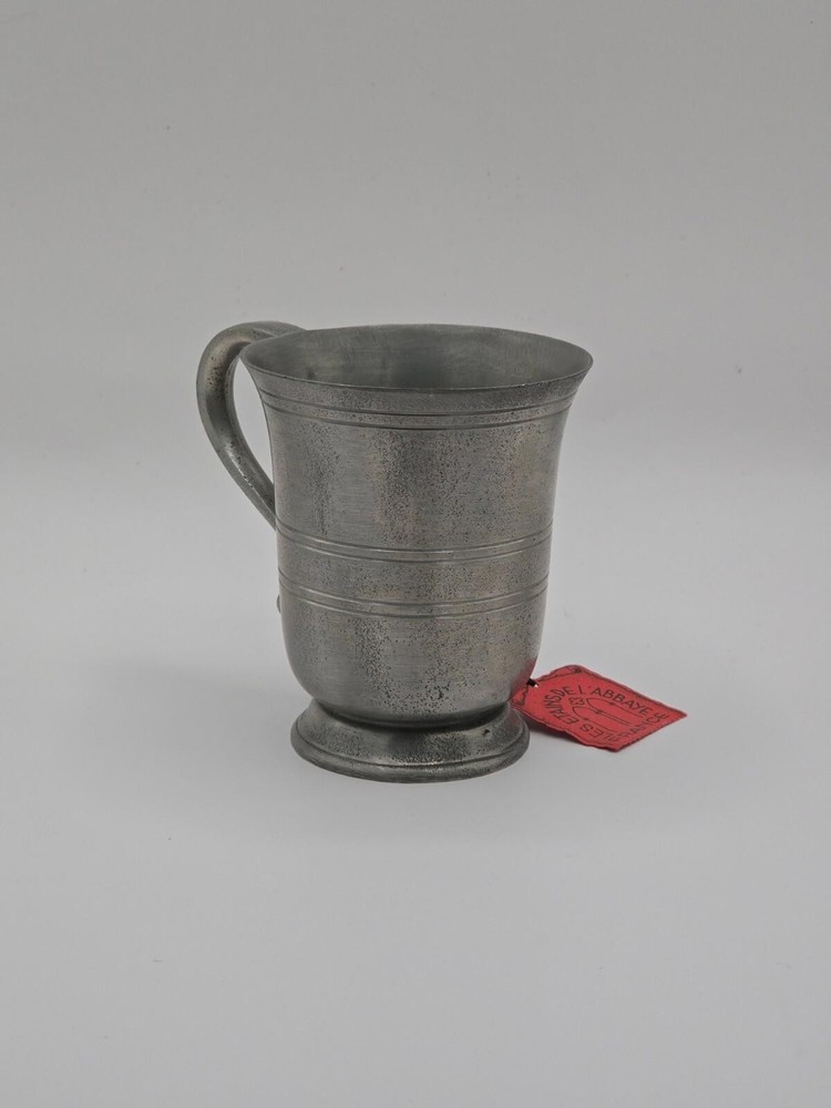 Solid French Pewter Pitcher