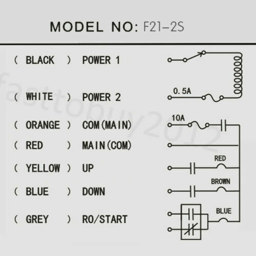 Industrial Wireless Crane Switch Hoist Remote Control 1 Tansmitter 2 Channel