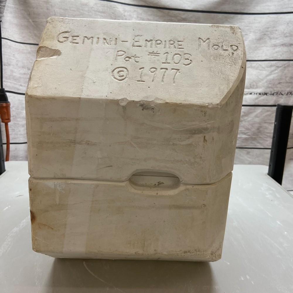 Ceramic Slip Casting Mold Planter Gemini #103 Vintage 1977