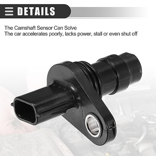 CPS Sensor, Engine Camshaft Position Sensor, for Nissan Versa 2009-2019, ABS,