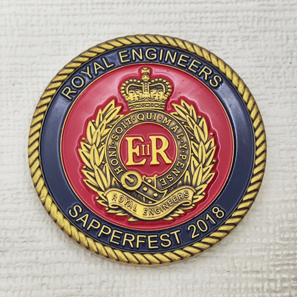 Royal Engineers Sapperfest 2018 Challenge Coin