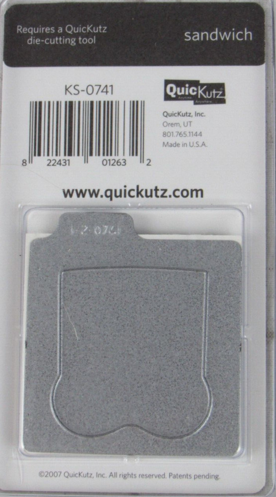 QuicKutz Sandwich 2x2, 2 Cutting Die Set KS-0741