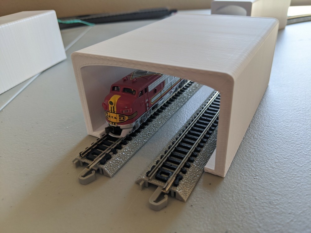 Double-wide Tunnel for N Scale Train