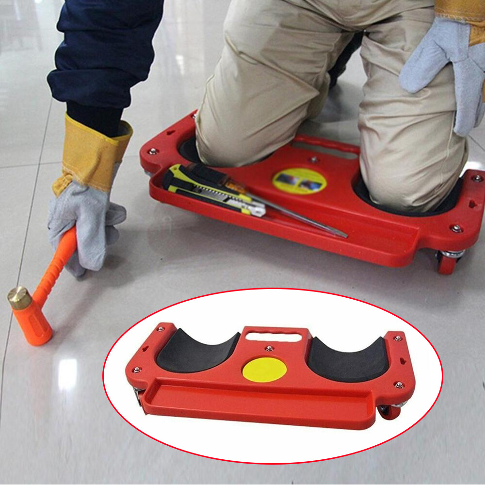 Rolling Knee Pad Wheels Soft Lining Rolling Wheeled Pads Platform Workers' Tool