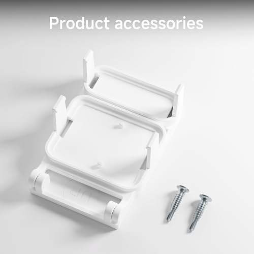 Garage Door Bracket for SimpliSafe Alarm Contact Sensor | Secure Mount White