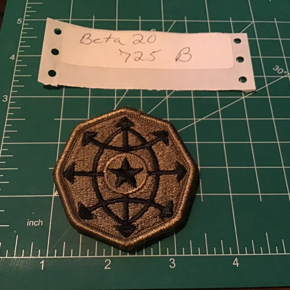 Original U.S. Army Criminal Investigation Command Merrow Edge Patch