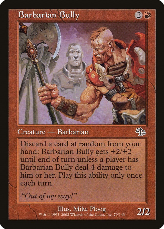 Barbarian Bully Judgment 79 MTG MP