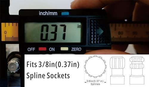 2-Pack Window Crank Handle Replacement - Smooth 360° Operation, Fits 3/8" Spindl