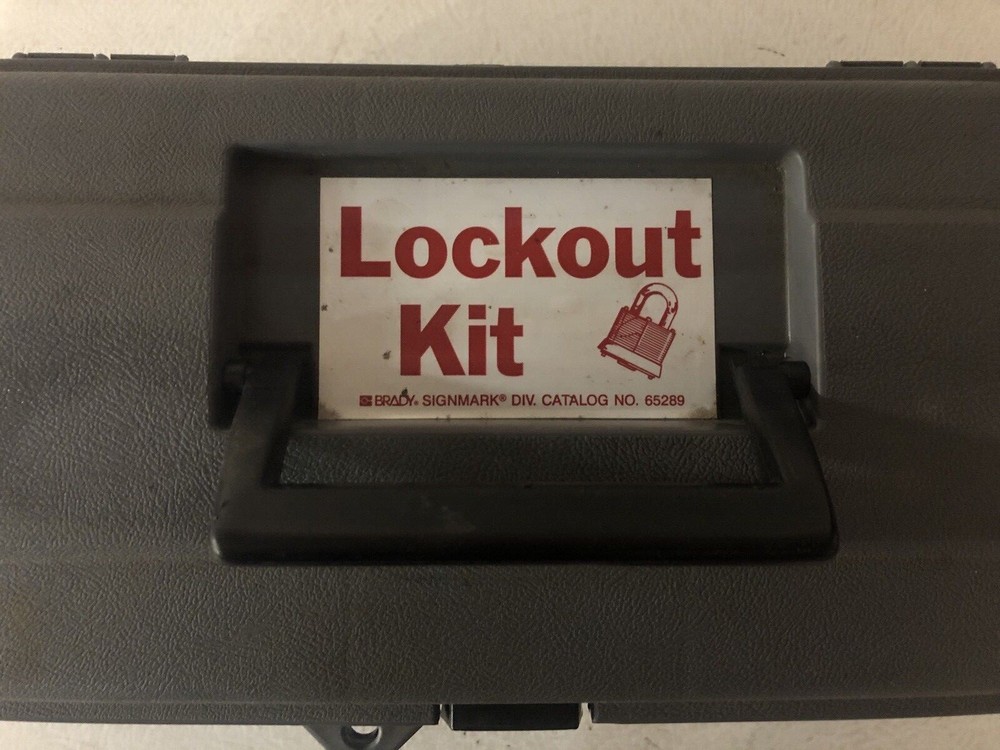 BRADY 65289 Basic Electrical Lockout Toolbox Kit Box Only-Open Box Free Shipping