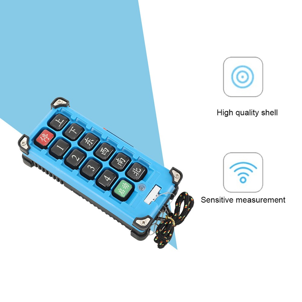 DC12V Industrial Remote Control Transmitter+Receiver Wireless for Hoist Crane