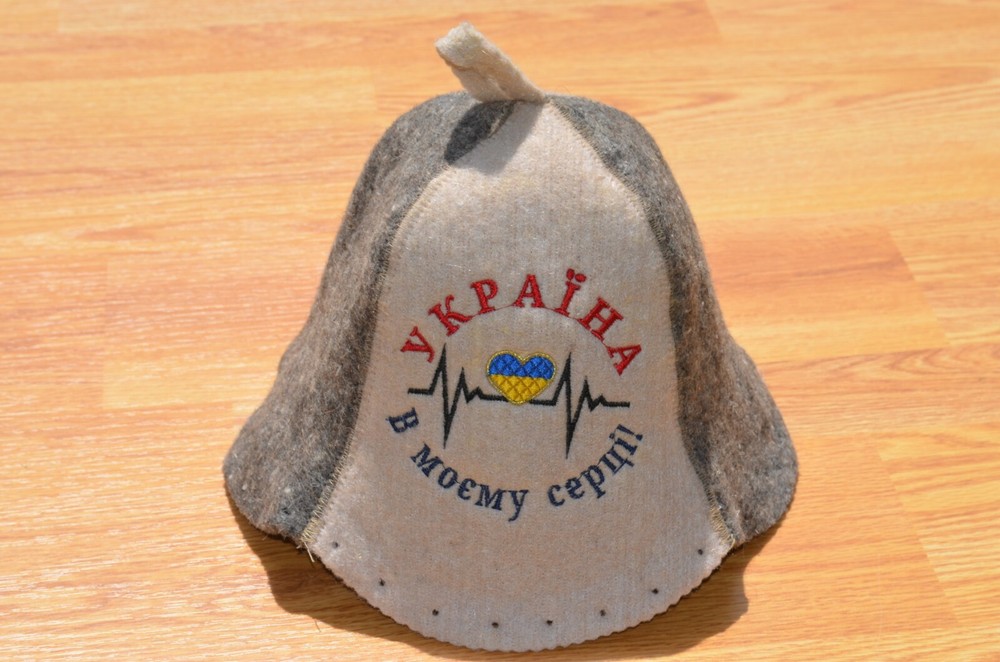Sauna hat wool Ukrainian bath cap Felt bath accessories, כובעי צמר לסאונה sauna