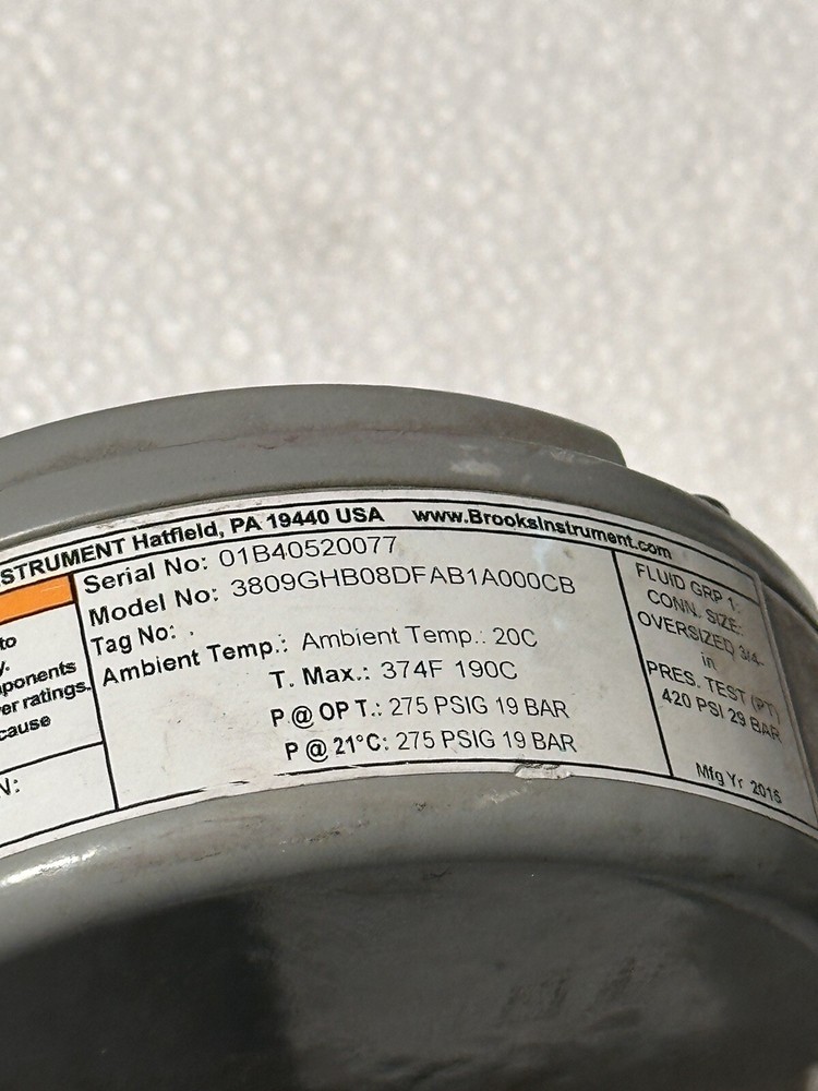 BROOKS INSTRUMENT 3809GHB08DFAB1A000CB