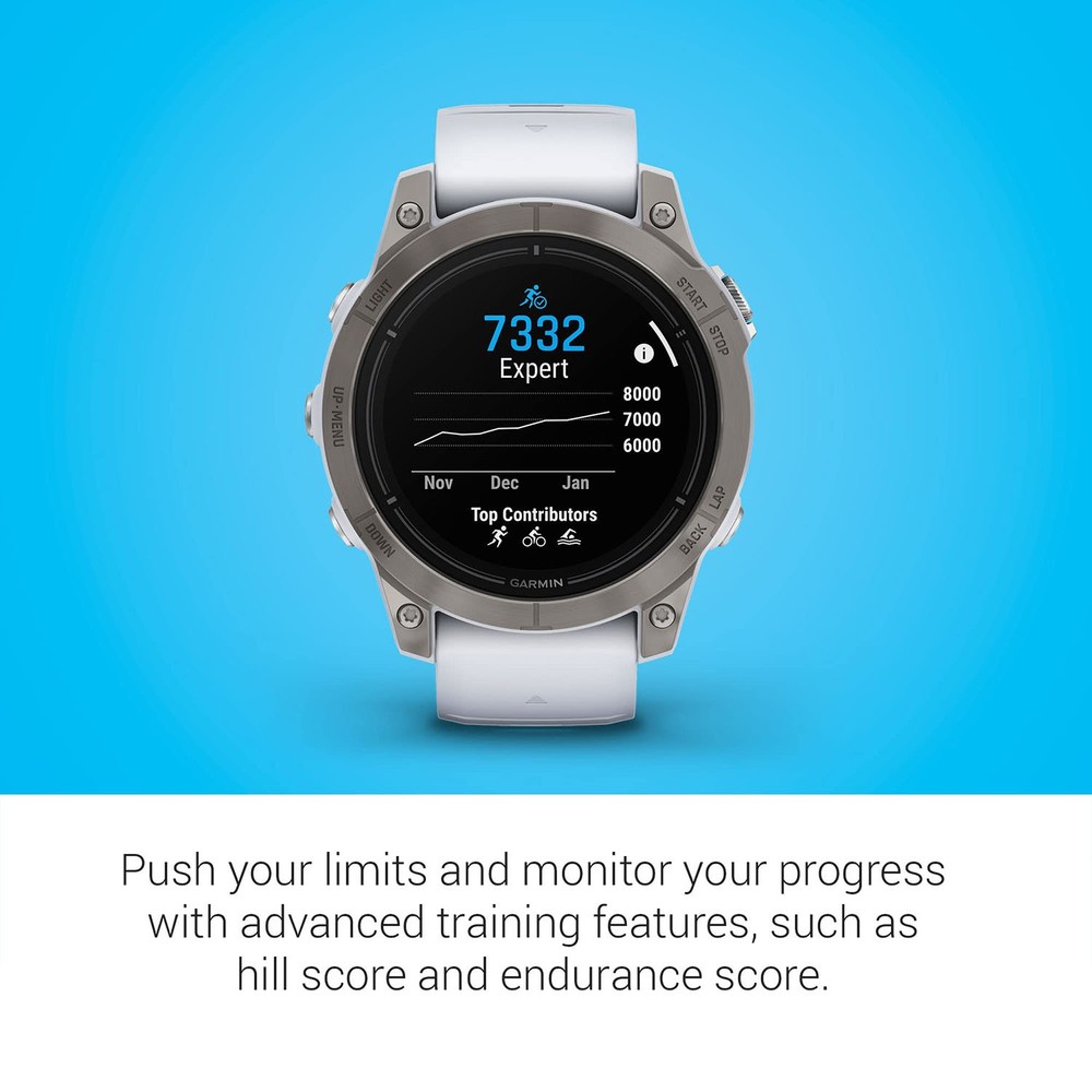 Garmin Epix Pro (Gen 2), 47mm, Sapphire, Titanium, Whitestone
