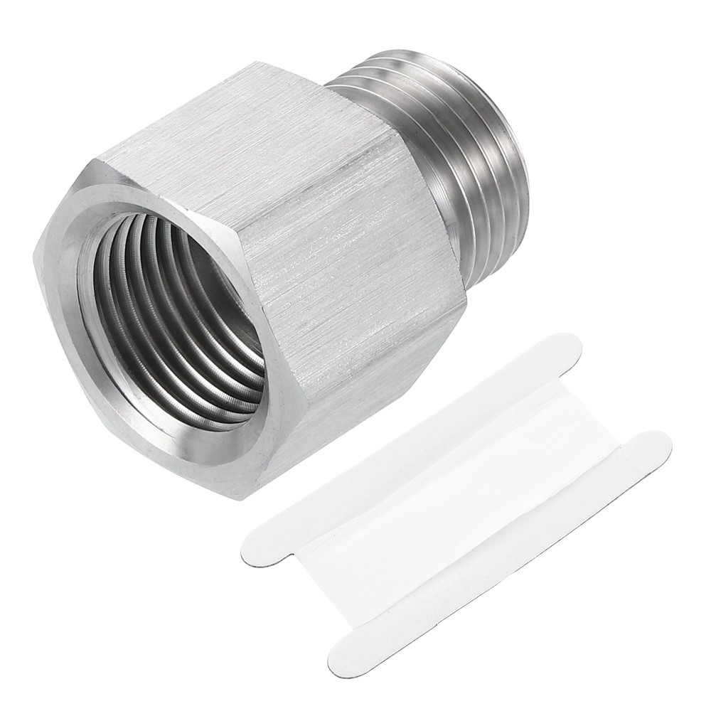 Pipe Fitting Reducing Adapter G1/2" x 1/2" NPT Reducer Connector Silver